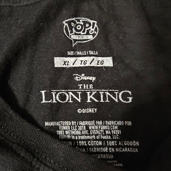 Funk0 Disney The Lion King Mufasa Tee Size XL - Picture 2 of 3